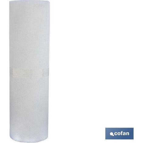 Malla Plástico Cuadrada Jardin 5mm Blanco 1x25m (1/2)