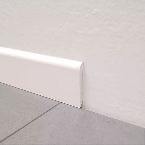 BATTISCOPA PVC CM. 7X1.2X250 BIANCO