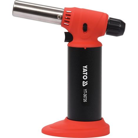 Lötbrenner Bunsenbrenner Mini Gasbrenner Lötlampe Piezozündung 1350°C Butan Gas (1/5)