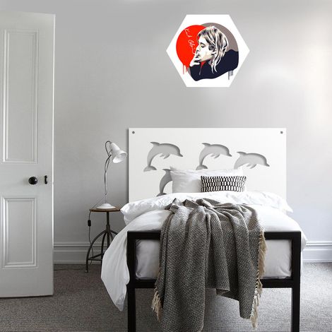 DOLPHIN - Pannello in PVC traforato - Parasole - Misura: 48x48 cm - Colore: bianco (1/2)