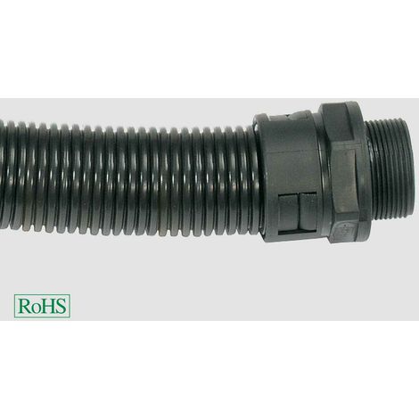 HELU 920416 HSSV M Schlauchverschraubung Schwarz M20  Gerade 1 St.