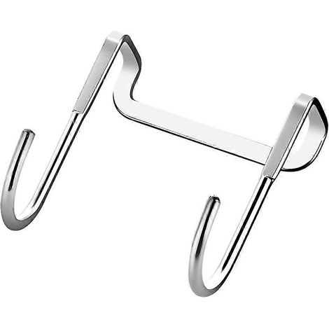 Lot de 4 crochets en S en acier inoxydable pour suspendre pantalons et vêtements dans la cuisine. Crochets industriels en acier inoxydable. (1/5)