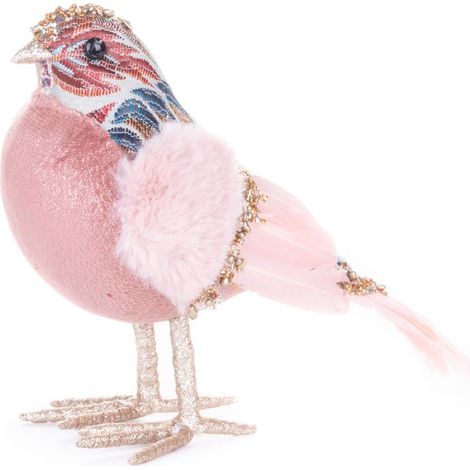 Vogel MagicHome Weihnachten, rosa, 20x8x14 cm, flaumig (1/2)