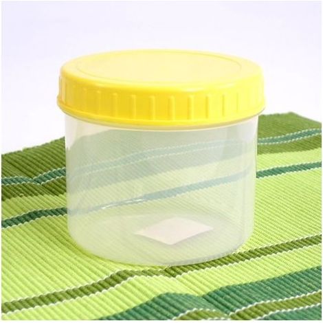 Bocal à vis de 500 cl, 11 cm de haut, 9 cm de diamètre, Cosmoplast