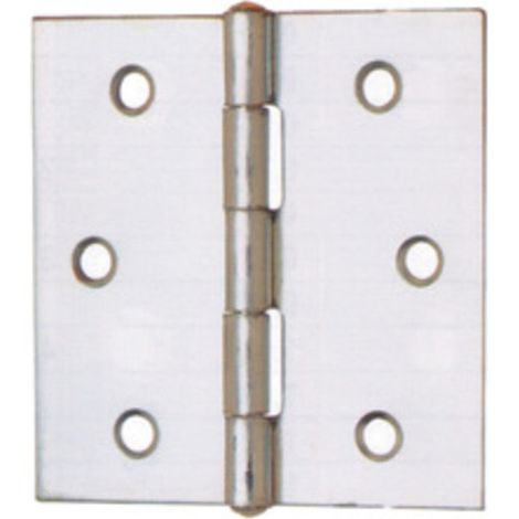 CERNIERA PERNO FISSO 121 ACC ZINC  60 X 60 MM Q.TA 24