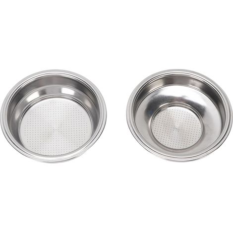 58-mm-Druckfilter für Kaffeemaschinen – Doppelter Edelstahlfilter mit 18 g Fassungsvermögen für perfekte Extraktion (1/5)