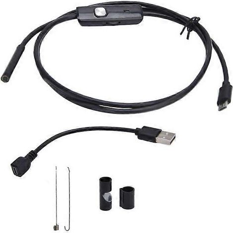 Caméras d'inspection endoscopiques USB 5,5 mm pour voitures