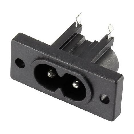Connectique pour appareils réfrigérants TRU COMPONENTS 1365765 embase mâle horizontale Nombre total de pôles: 2 2.5 A noir 1 pc(s) S458841 (1/2)