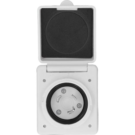 Prise d'alimentation RV 30A 125V 3 pôles 4 fils, connecteur verrouillable à baïonnette pour caravane et bateau, port d'entrée étanche. (1/5)