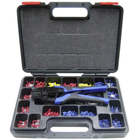 WKK 60318 Quetschverbinder-Sortiment 0.50 mm² 6 mm² Rot, Blau, Gelb 1 Set