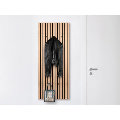 Akustikpaneel Garderobe GWEN in Holzoptik, Höhe 125cm