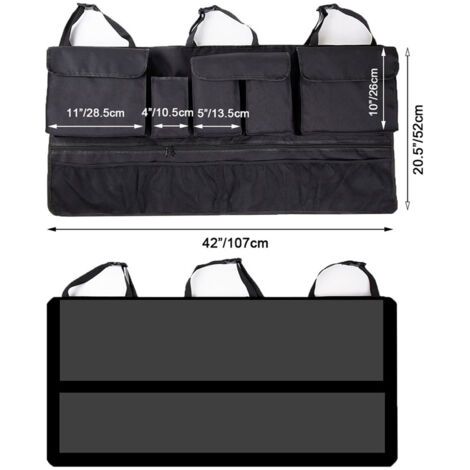 BUNTHAUS Sac de rangement pour coffre de voiture, sac de rangement bien rangé, économise de l'espace pour les camions SUV (1/5)