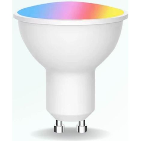 Ampoule spot connecté LED GU10 WIFI - 5W - RGBW