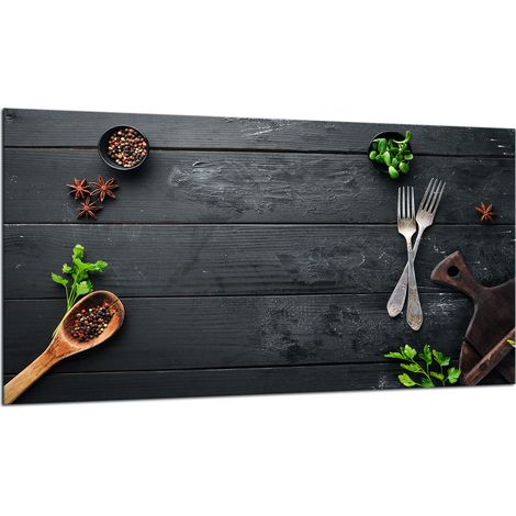 PLAQUE DE PROTECTION EN VERRE POUR POÊLE 90x52 BOIS (1/5)