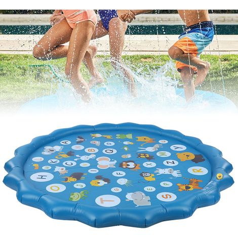 Tapis d'eau rond en forme de lettre de 168 cm - (1/5)