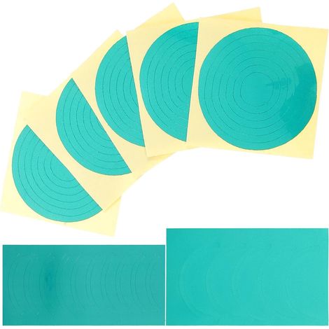 Étiquettes Autocollantes Lot de 7 Feuilles Vert pour Manomètre en Film Réfléchissant Adhésif Puissant, Lecture Facile pour Identification Précise (1/5)