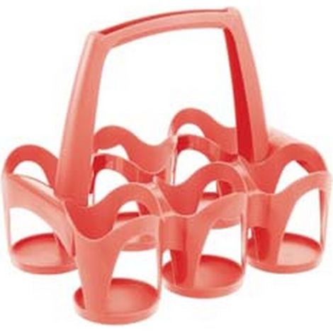 6PZ PORTABOTTIGLIE DRINKY PER 6 BOTTIGLIE LT.1 O LT.1,5 - cm.35,3x26,8x30,5h.