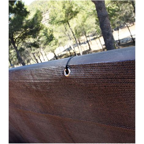 MALLA OCULTACION MARRON BALCON 180gr (1/5)
