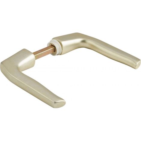 Paire de béquilles pour porte, carré 7mm, 1 portée, couleur F2 (1/2)