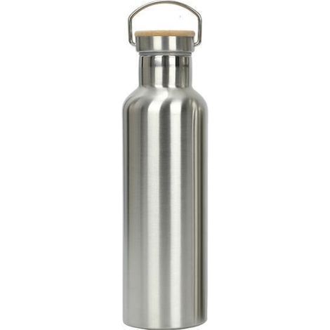 Wasserflasche – Edelstahl – 750 ml – Umweltfreundlich – Wiederverwendbar – Edelstahl (1/4)