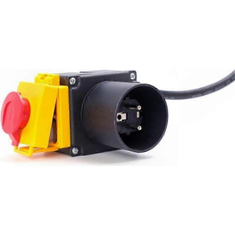 Interrupteur à bouton-poussoir KOA7 250V 16A pour machine à fendre le bois et machine à couper les bûches (1/5)