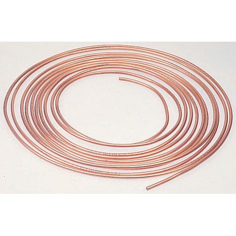 Rs Pro – Tube en cuivre 3/8 pouce – Longueur 10m – Résistance +200 °C – Norme BS 12449 – Pour plomberie et chauffage - 8pouce