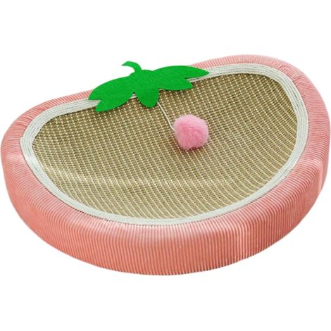 Chaise longue pour chat Lit griffoir fraise pour chat - (1/5)