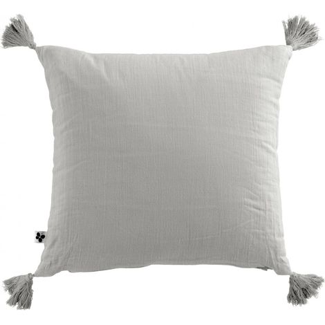 Coussin dehoussable gaze de coton Nuage 40 cm