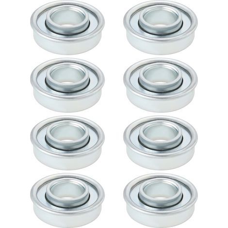 Lot de 8PCS Roulements de Chariot Robustes Roulements de Roue OD 35 Mm ID 16 Mm H 12 Mm pour La Plupart des Modèles de Chariot Robuste Argent (1/5)