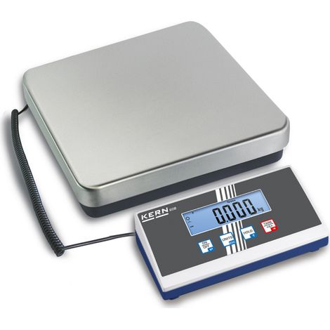 Kern Paketwaage EOB 15K5+C kalibriert, Wägebereich 15 kg, Ablesbarkeit 5 g (1/2)