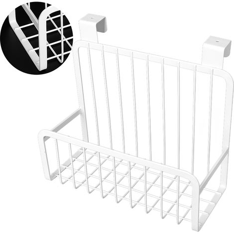 Panier suspendu pour placard de cuisine, étagère de rangement suspendue pour porte de salle de bain, organisateur