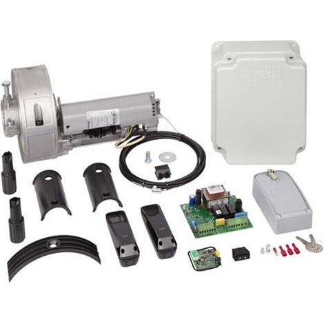 Faac – Kit de motorisation de portail 230V – Charge maximale 180kg – Moteur Brushless – SKU 109940 (1/8)