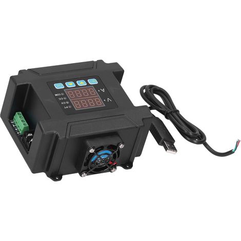 Alimentation réglable numérique 0-5A, module buck à écran LCD avec boîtier, régulation de tension (1/5)