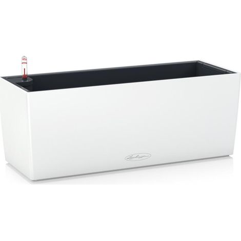 LECHUZA Jardiniere Balconera Color 50 ALL-IN-ONE Blanc 15670 (1/5)