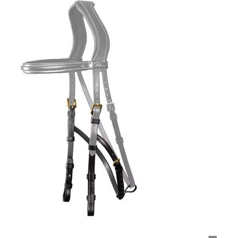 Selle da equitazione dyon hackamore cheekpieces cuoio anatomico