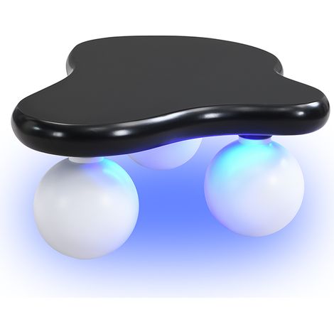 Table de salon en forme de nuage, avec éclairage LED. Il est possible de choisir parmi 16 couleurs différentes. Design en forme de nuage, design arrondi… Un élément décoratif idéal pour un salon ou un (1/5)
