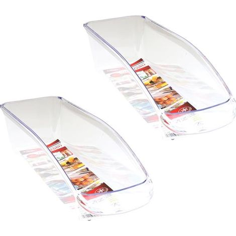 KIT SET 2 PZ MAURY'S VASCHETTA CONTENITORE PER FRIGORIFERO 32 X 10 X H8 CM (1/5)