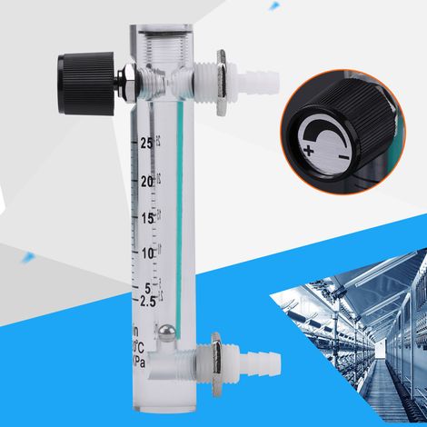 Débitmètre de gaz, débitmètre d'oxygène LZQ-5 2,5-25 LPM (1/5)