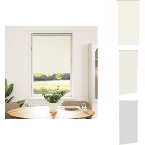 Store enrouleur occultant blanc cassé 70x130cm largeur du tissu - Store Enrouleur - Stores Enrouleurs - Store De Jour Et De Nuit - Store Occultant (1/5)