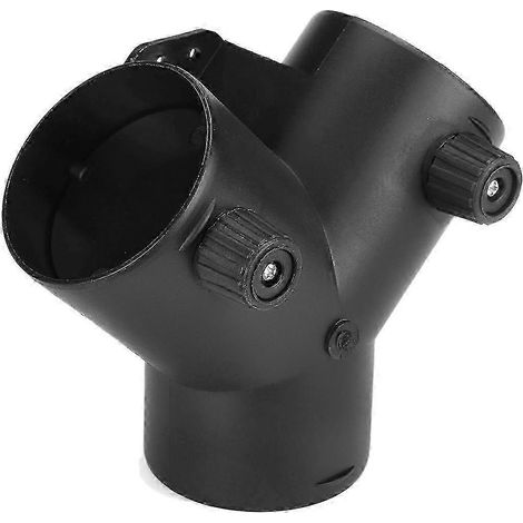 Raccord de ventilation et d'échappement de chauffage de stationnement de type Y de 60 mm compatible avec les chauffages à air Webasto, avec chicanes à double vanne de régulation. (1/5)