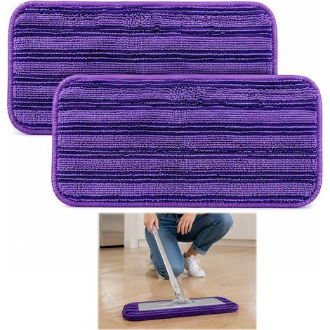 Lingette Lavable en Microfibre Compatible Swiffer WetJet, Multi-Surfaces, réutilisable (1/5)