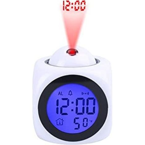Alarm digital to projection - Alarm digital dedicated to the room - Alarm digital - Measurement of the temperature - 5 ringtones - Function snooze of 10 minutes - Radio-alarm (1/5)