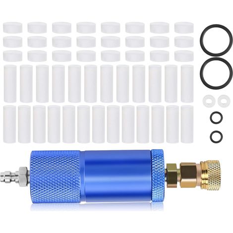 Filter Traps Oil Water Separator, Air Compressor Moisture Filter Water Trap Oil Water Separator Regulator with Female (1/5)