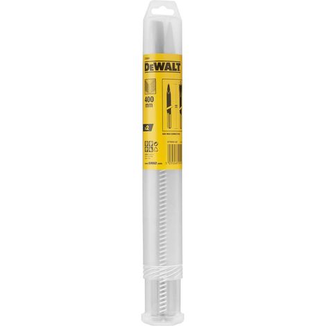 DeWALT - Set di 2 scalpelli SDS MAX piatto 25 mm, a punta, lunghezza 400 mm DT9000 (1/3)