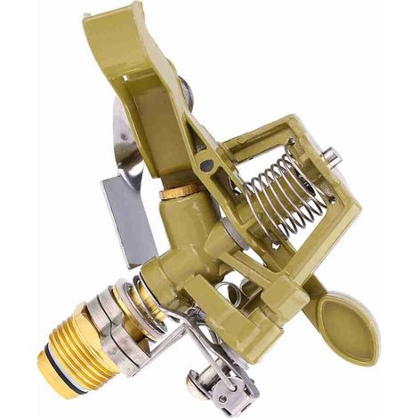 [Irrigation Sprinkler] [1/2 Inch] Rotative Sprayeur en Alliage de Zinc 360° pour Jardin, Balcon et Pelouse (1/5)
