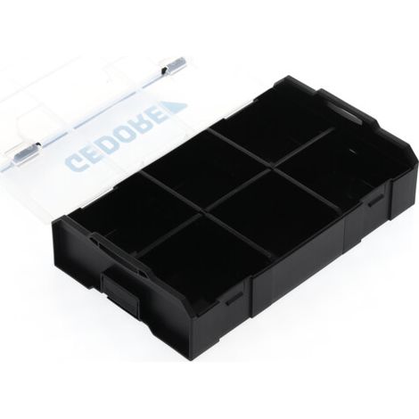 Gedore 2950529 Boîte à outils vide plastique noir, transparent (1/5)