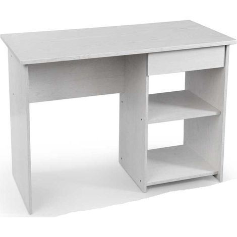 Scrivania in Truciolare cm.108x48 h.72 colore Bianco Perla (1/2)