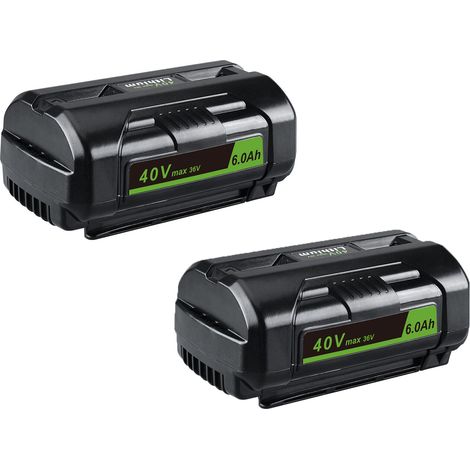 2PCS 6.0 Ah 40 V OP4040 Ersatz-Lithium-Ionen-Akku für Ryobi 40 V, kompatibel mit Ryobi OP4050A OP40201 OP4026 OP40261 OP4030 OP40301 OP4050 OP4060 Akkus (1/5)