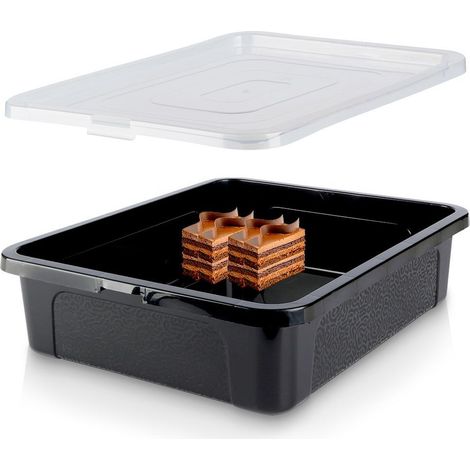 Recipiente grande para masa de cocina para almacenar alimentos con tapa (1/5)