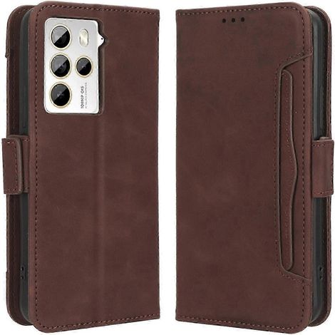 Für HTC U23 Pro 5G Handyhülle mit mehreren Kartenfächern, PU-Lederhülle mit Ständer und Brieftaschenfunktion (Stil B) (1/5)